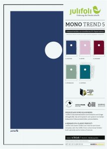 JuliFoli Mono Trend 5 saphir rose granat smaragd petrol